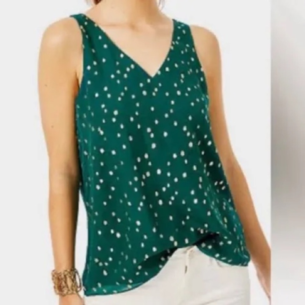 EUC Lilly Pulitzer Florin Silk Tank